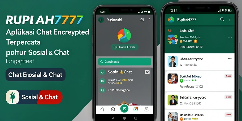 Tampilan antarmuka RUPIAH777 yang modern dan aman untuk chat terenkripsi.